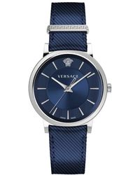 Versace - V Circle Uhr - Lyst