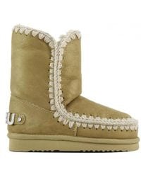 Mou - Ikonoischer Eskimo-Stiefel Mit Strass-Logo - Lyst