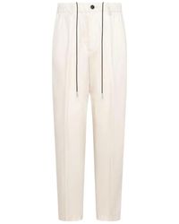 Low Brand - Cropped Trousers - Lyst