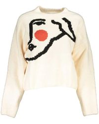 Desigual - Chic Embroidered Crew Neck Sweater - Lyst
