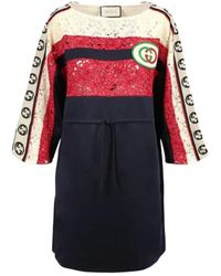 Gucci - Poliestere dresses - Lyst