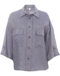 Eleventy - Hemden Blauw - Lyst