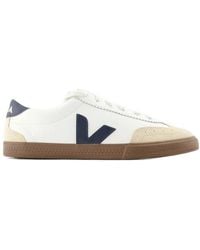 Veja - Volley Leather Sneakers - Lyst
