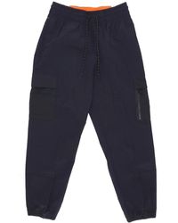 Nike - Fitness ,Zwart ,Nylon Zwarte Cargo Sportieve Broek - Lyst