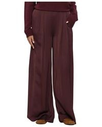 Simplee - Broeken ,Rood ,Wv-Vis-26-3 Wijde Broek - Lyst