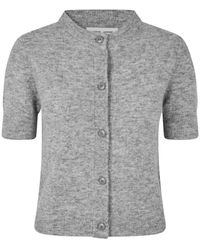 Samsøe & Samsøe - Kurzarm-Cardigan Mit Knopfverschluss - Lyst