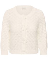 Kaffe - Truien & Vesten ,Wit ,Cardigans - Lyst