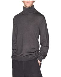 ARMANI EXCHANGE - Truien & Vesten ,Grijs ,Wol Wollen Coltrui - Lyst