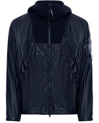 C.P. Company - Jassen ,Blauw ,Nylon Blauwe Hooded Lens Jacket Cs Ii - Lyst