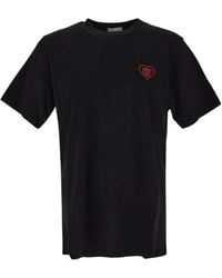 FAMILY FIRST - Hart Katoenen T-Shirt - Lyst