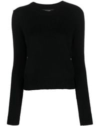 Lisa Yang - Luxuriöser schwarzer kaschmir-strickpullover - Lyst