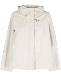 Fay - Jassen ,Nylon Parka Corto Con Cappuccio - Lyst