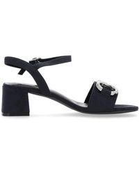 Remonte - Schoenen ,Blauw ,Blauwe Elegante Platte Sandalen Vrouwen - Lyst