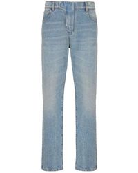 Balmain - Regular-Fit Denim Jeans - Lyst
