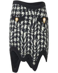 Moschino - Asymmetrische Moderne Fantasie Schaakrok - Lyst