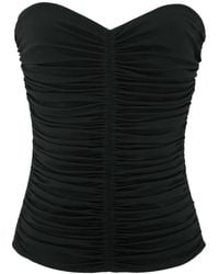 Saint Laurent - Viscose Top - Lyst