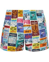 DSquared² - Ondergoed ,Veelkleurig ,Katoen Katoenen Boxershorts Met Print - Lyst