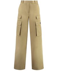 Versace - Wide-Leg Cargo Broek - Lyst