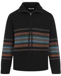 Craig Green - Zwart Tape Gebreide Polo - Lyst