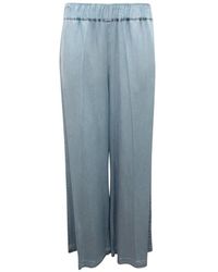 EMMA & GAIA - 35P431 Wide Leg Broeken - Lyst