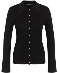 Bruuns Bazaar - Schwarzer strick-cardigan anemonesbbseyra - Lyst