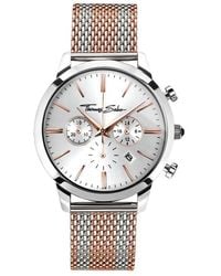 Thomas Sabo - Rebel spirit chrono uhr onyx roségold - Lyst