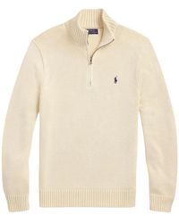 Ralph Lauren - Half-Zip Gebreide Trui - Lyst