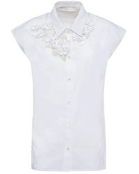 Tela - Overhemden ,Wit ,Katoen Shirts - Lyst