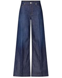 Nine:inthe:morning - Flared leg wide jeans nadia - Lyst