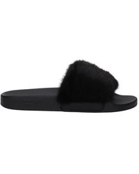Givenchy - Schwarze Gummipantoffel Clogs - Lyst