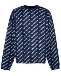 Balenciaga - Round-Neck Knitwear - Lyst