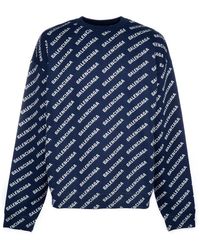 Balenciaga - Round-Neck Knitwear - Lyst