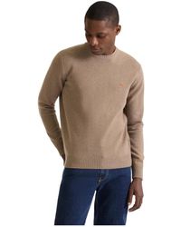 Harmont & Blaine - Truien & Vesten ,Bruin ,Wol Wollen Trui Met Kasjmier - Lyst