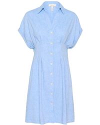 Part Two - Kleedjes ,Blauw ,Katoen Rianna Pw Jurk - Lyst