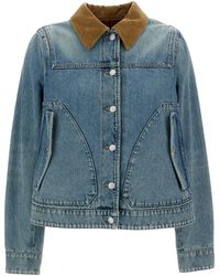 McQueen - Denim Jackets - Lyst