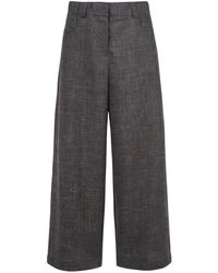 Alysi - Cropped Trousers - Lyst