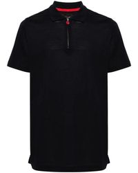 Kiton - Tops ,Zwart ,Katoen Zwart Katoenen Poloshirt - Lyst