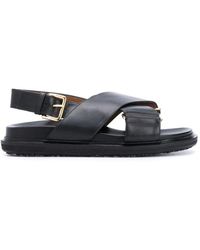 Marni - Fussbett sho mujeres negras - Lyst