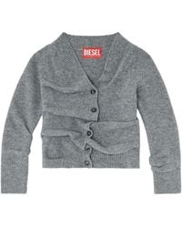 DIESEL - M-Ava Cropped Cardigan - Lyst
