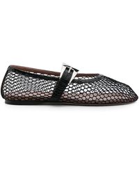 Paris Texas - Schwarze Flache Schuhe Mit Schnallenverschluss - Lyst