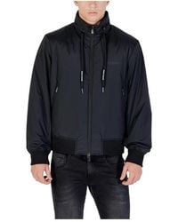 ARMANI EXCHANGE - Jassen ,Zwart ,Iconische Blouson-Jas Voor Mannen - Lyst