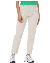Gestuz - Hoge Taille Mom Twill Jeans - Lyst