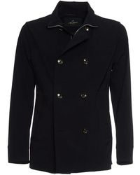 Montecore - Dunkelblaue Jacke & Mantel Stilvoll - Lyst