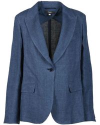 Weekend by Maxmara - Leinenjacke Knopfverschluss Ungefüttert Nalut - Lyst