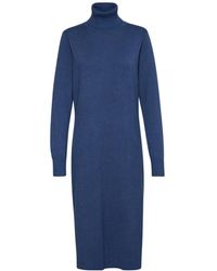 Saint Tropez - Rolnek Lange Jurk Titan Melange - Lyst