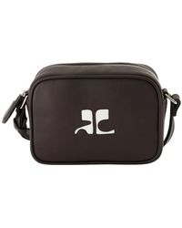 Courreges - Reedition Leather Messenger Bag - Lyst