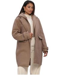 Nukus - Jassen ,Bruin Jassen Mirthe Coat Boucle - Lyst