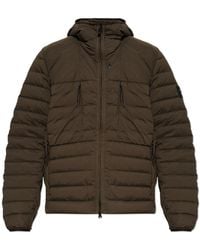 Stone Island - Gewatteerd Jack Met Capuchon - Lyst