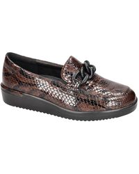 SOLIDUS - Schoenen ,Bruin ,Leer Kathy Loafer - Lyst