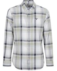 Barbour - Overhemden ,Veelkleurig ,Katoen Classic Tartan Poplin Shirt - Lyst